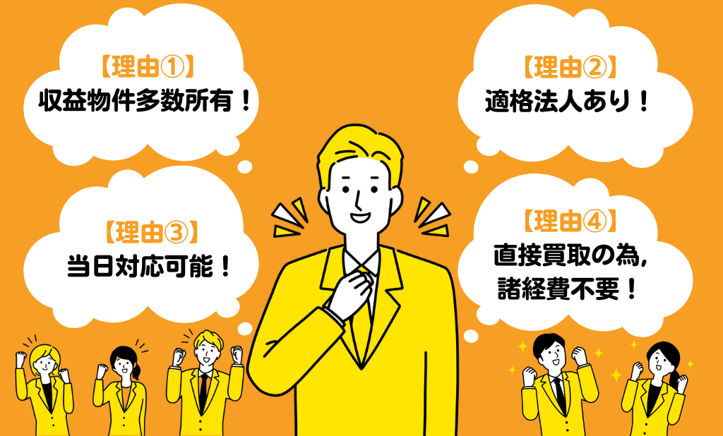 高く早く買取できる理由